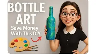 DIY easy bottle art ✨| best out of waste craft | diy crafts 💡 idea 