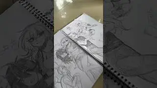 Corat-Coret Bareng Adek #sketch #doodle #coratcoret #menggambar
