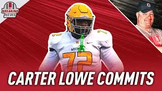 Breaking Boomz: 2025 4-star Tackle Carter Lowe Commits To Ohio State!