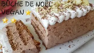 b&ucirc;che de no&euml;l au chocolat  vegan facile/ sp&eacute;culoos