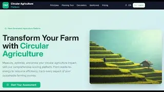 Circular Agriculture Platform (CAP) Overview: How to Complete the Assessment Step-by-Step