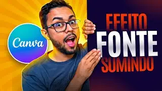 Como Fazer Efeito de Texto Sumindo no Canva Gratuito [🔥Dica Rápida]