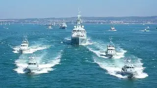HMS Tamar and HMS Spey sail for the Indo Pacific