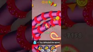 Worms zone io worms zone magic gameplay snake game saamp wala game@AS_Gaming_8243 _69