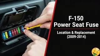 Ford F-150 Power Seat Switch Fuse Location & Replacement (2009-2014)