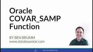 Oracle COVAR_SAMP Function