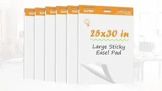 Transform Your Workspaces with SUNEE Sticky Easel Pads | Perfect for Presentations