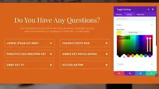 The Divi Toggle Module