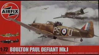 The Turret Trap: Airfix 1/72 Boulton Paul Defiant Mk.1 Model Review