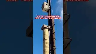 WHAT IS THE RECOMMENDED DROP HEIGHT OF A HAMMER?