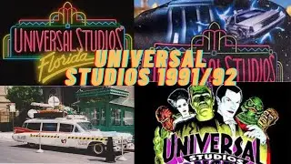 Universal Studios 91/92 Upscaled VHS, Universal  Monsters, Stunt show ,Ghostbusters