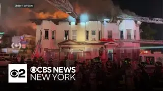 Man jumps out window to escape Queens house fire