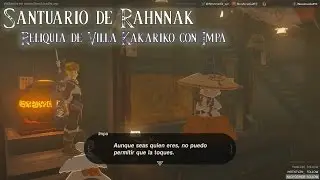 Zelda Breath of the Wild Santuario de Rahnnak (Esfera de Villa Kakariko con Impa)