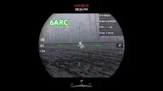 Had a guest shooting the 6 ARC tonight. #agm #coyotehunting #predator