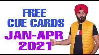 Jan To Apr 2021 New Cue Cards  |Free Update Of Jan-Apr 2021 Cue Cards | Raman Sir Cue Cards 2021