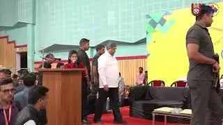 Hon'ble Higher and Technical Education Minister of Maharashtra Shri Chandrakant Patil arrives..