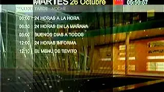 Inicio de Transmisiones TVN Chile: 26 Octubre 2010