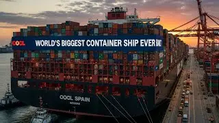 Внутри самого большого в мире контейнеровоза, когда-либо построенного #MegaShips #ShippingIndustr...