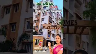 Luxurious Gated Community Apartment flats Only 35 Lakhs Only, #home #reaction #realestate