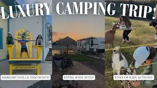 Luxury Resort-Style RV Camping in Texas! | Margaritaville Perks + Family Fun!