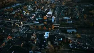 Cinematic Golden Hour | River & City | DJI Mini 4 Pro