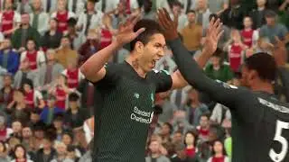 Roberto Firmino scores for FC Liverpool against Ajax Amsterdam - FIFA 20 Career Mode Super League