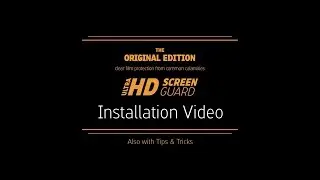How to Install an Original Edition Display Guard from Gadget Guard