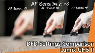 Panasonic Lumix GH5 Mark II DFD Settings Comparison