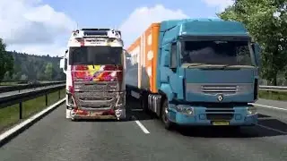 Switzerland to France by road Euro Truck Simulator 2 /1200KM