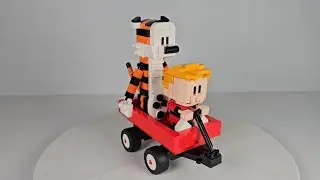 Boy And Tiger (Calvin And Hobbes) Building Set