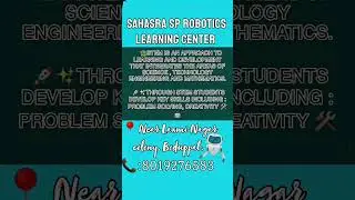 Robotics for 7+age kids#SahasraSPRobotics#codey #Ranger#stemeducation#Darwinrobot #roadeo#SPRobotics