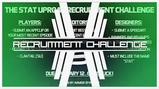 Stat Recruitment Challenge! #StatRC