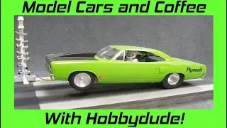 Model Cars and Coffee with Hobbydude! 1970 Plymouth Wheelie Car!