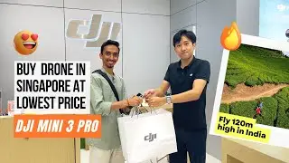 Buy #DJI Mini 3 Pro #drone at LOWEST PRICE in #singapore  - NO height limit in INDIA (120m)