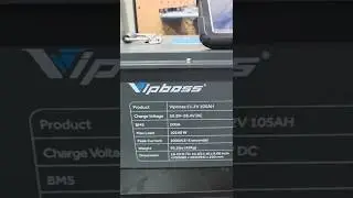 VIPBOSS 51.2V GOLF CART BATTERY CAPACITY TEST
