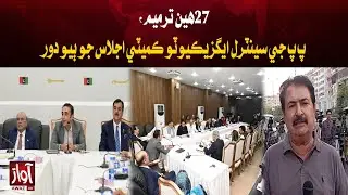 27th Amendment Discussed in 2nd Session of PPP Central Committee Meeting | Breaking | Awaz Tv News