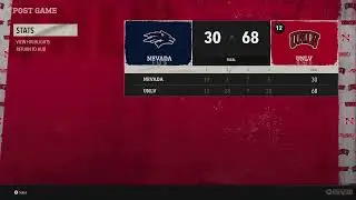 2032 Week 13 - Nevada @ #12 UNLV