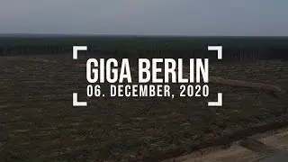 One take - Tesla Giga Berlin - 06 December, 2020 - 4k drone footage