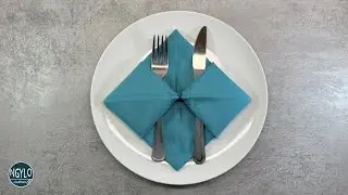 How to Fold a Cloth Napkin into an Elegant Cutlery Holder | Table Decoration Ideas