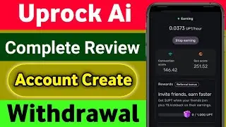 uprock ai earning withdrawal I uprock mining app daily earning | uprock mining full review