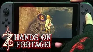 Zelda: Breath of the Wild - Nintendo Switch HANDS-ON GAMEPLAY FOOTAGE!