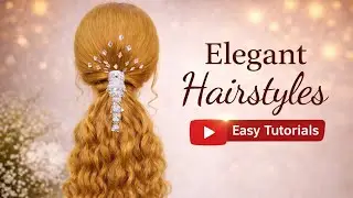 Easy step-by-step way to create this elegant hairstyle