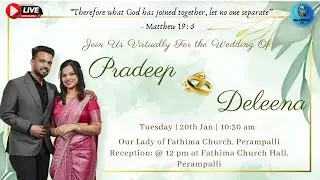 ✨ Blessed Union 💍 | Pradeep & Deleema Wedding Ceremony | 20 Jan 2026 | Perampalli