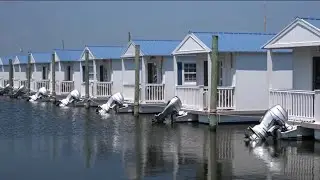 &lsquo;A floating hotel room': Beachgoers can rent a houseboat at the Jersey Shore