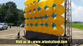 EXPLODING BALLOON WALL  LAUNCHING REST AREA KM 49 SEMARANG-SOLO - HUB ART ON BALLOON : 08158819432