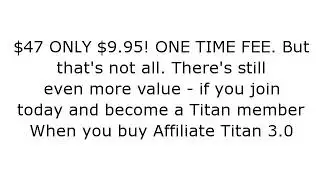 Affiliate Titan 3