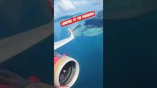 Aerial view of Andaman and Nicobar Island! #andaman #flight #trending #shorts #landing #travel #love