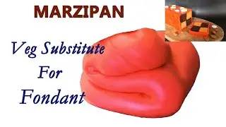 Marzipan Eggless Almond Sugar Paste, Veg Substitute For Fondant