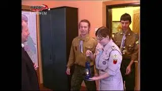 ARCHIWUM MASTER TV ŁUK&Oacute;W - 2005 ROK - Harcerskie Światełko Pokoju zawitało do Łukowa
