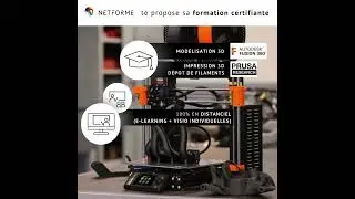 Formation Mod&eacute;lisation 3D et impression 3D - Netforme